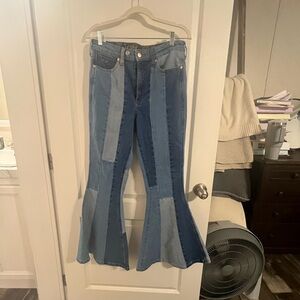 Wrangler X Lainey Wilson Patchwork Flare Jeans